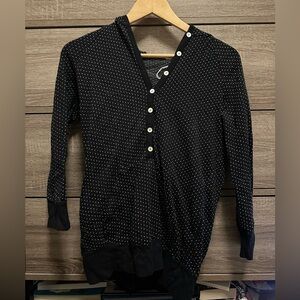 Y2K polka dot hoodie